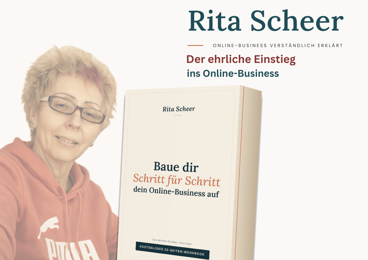Rita Scheer an ihrem Arbeitsplatz.